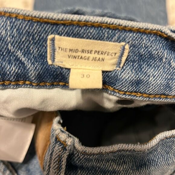 Madewell Mid Rise Perfect Vintage Jean Size 30 - Picture 8 of 8